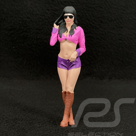 Figurine fille sexy Grid girl Diorama 1/18 Premium 18001