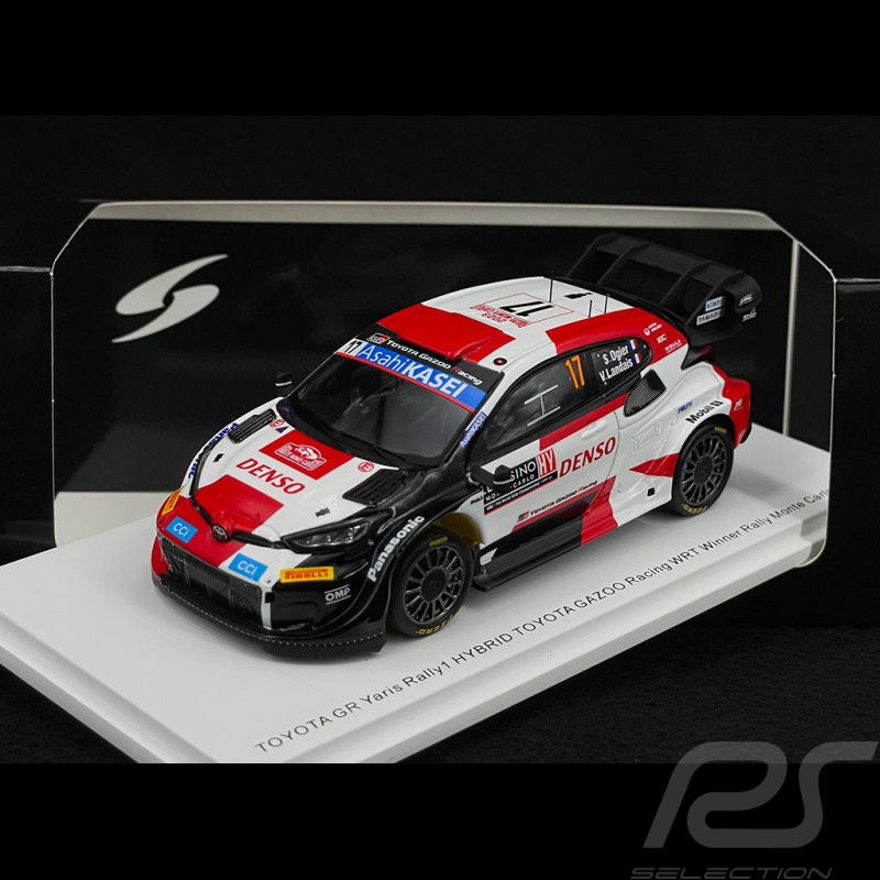 Toyota GR Yaris Rally1 Hybrid Nr 17 Sieger Rallye Monte Carlo 2023 Sébastien Ogier 1/43 S6718