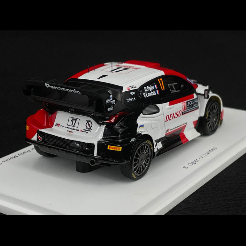 Miniature Spark Toyota GR Yaris Rally1 #17 Ogier - Vainqueur Rallye Monte Carlo 2023 (1/43)