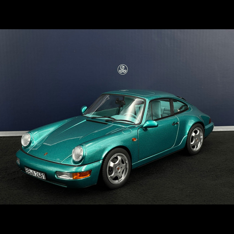 Porsche 911 Carrera 2 1992 Type 964 Wimbledon green 1/18 Norev 187329