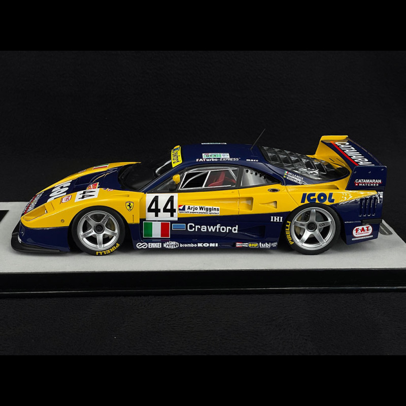 Ferrari F40 GTE 3.5L Turbo V8 n° 1 24h Le Mans 1996 Ennea Igol 1/18  Tecnomodel TM18-286B