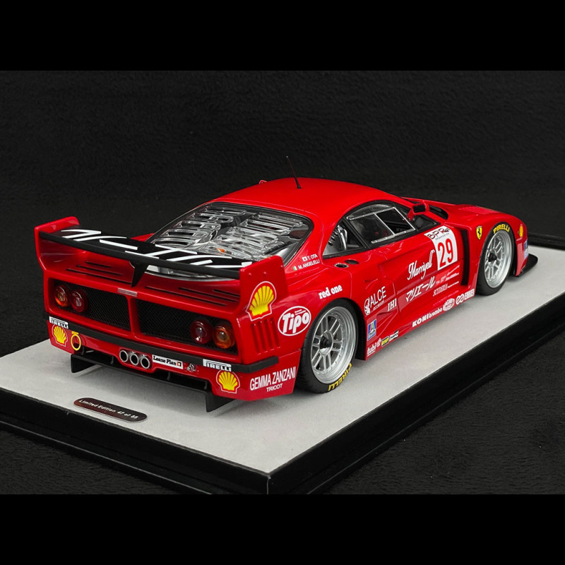 Ferrari F40 GTE 3.5L Turbo V8 n° 29 BPR 1000km Suzuka 1996 Ennea 1/18  Tecnomodel TM18-286D
