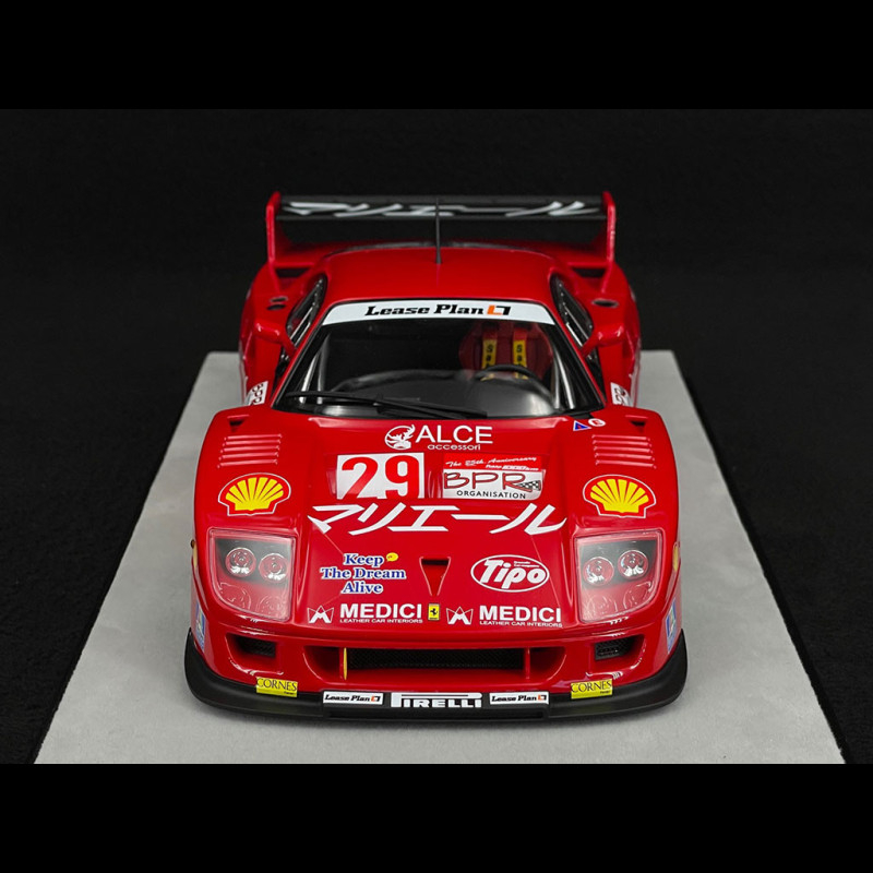 Ferrari F40 GTE 3.5L Turbo V8 n° 29 BPR 1000km Suzuka 1996 Ennea 1/18  Tecnomodel TM18-286D