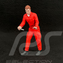 Figur Mechaniker mit Rollgabelschlüssel Diorama 1/18 Premium 18009