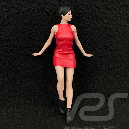 Figur Mädchen im kurzen Kleid Diorama 1/18 Premium 18012