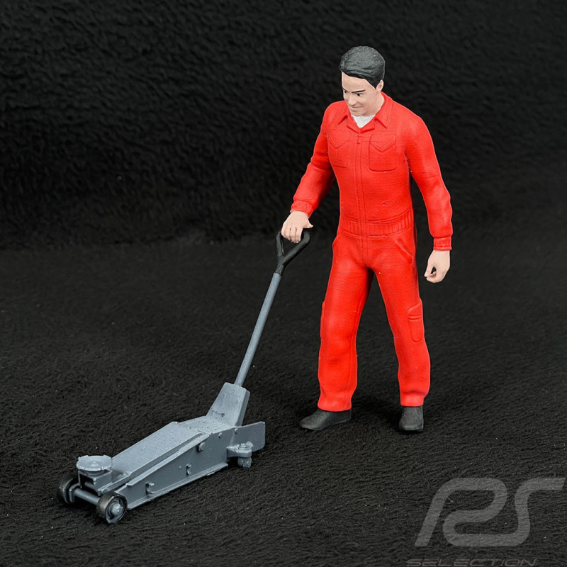 1-43 garage diorama car service boss mechanic figure