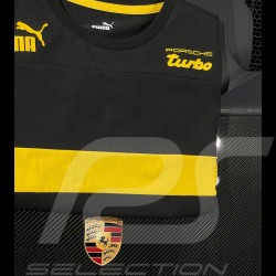 T-shirt Porsche Turbo Puma Noir / Jaune 533781-01 - homme