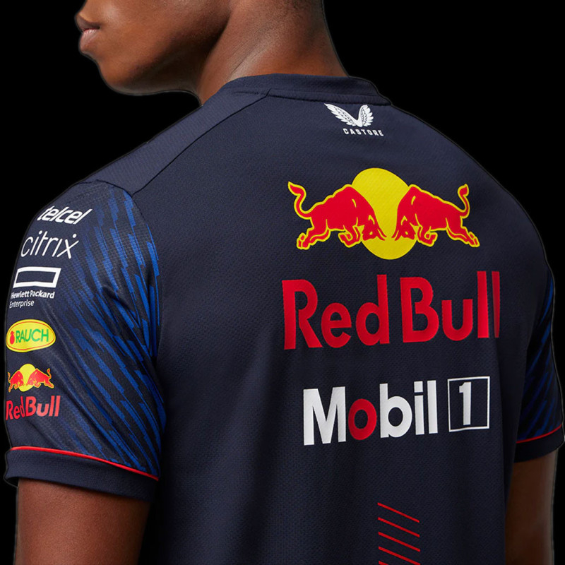 Red Bull Racing T-shirt F1 Grand Prix Verstappen Perez Night blue TM2644 -  Men