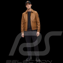 Duo Porsche x BOSS Jacke Glattleder + Porsche x BOSS Jeans Tapered Stretch