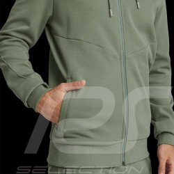 Duo Veste Mercedes à Capuche + Pantalon Mercedes AMG F1 Team Puma Vert Eucalyptus