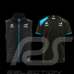 Duo Alpine sans manches + T-shirt Alpine F1 Team Ocon Gasly 2023 Kappa