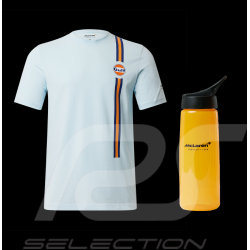 Duo McLaren T-Shirt Gulf + McLaren Kühlflasche F1 Team Norris Piastri