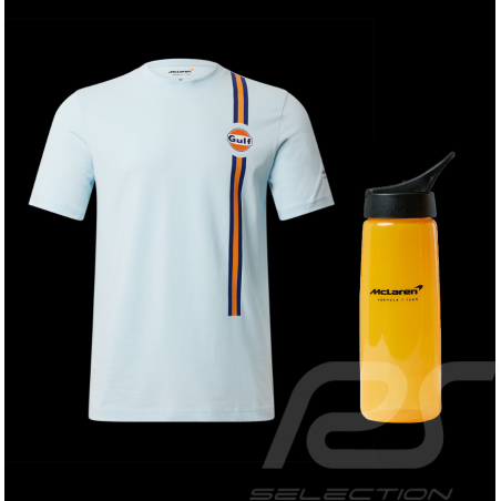 Duo T-Shirt McLaren Gulf + Gourde McLaren F1 Team Norris Piastri