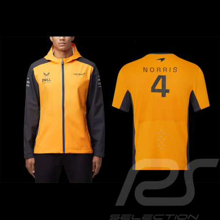 Duo McLaren Rain Jacket + McLaren T-Shirt F1 Lando Norris