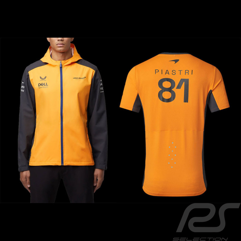 Duo McLaren Regenjacke + McLaren T-Shirt F1 Oscar Piastri