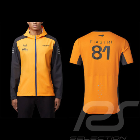 Duo McLaren Regenjacke + McLaren T-Shirt F1 Oscar Piastri