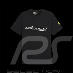 Ferrari T-Shirt Leclerc Sainz F1 Team GP Mexico Puma Schwarz 701227709-001 - herren
