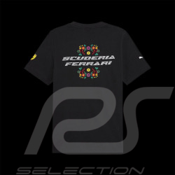 Ferrari T-shirt Leclerc Sainz F1 Team GP Mexico Puma Black 701227709-001 - men