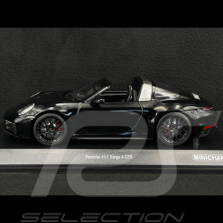 Porsche 911 Targa 4 GTS Type 992 2021 Black 1/18 Minichamps 155061067