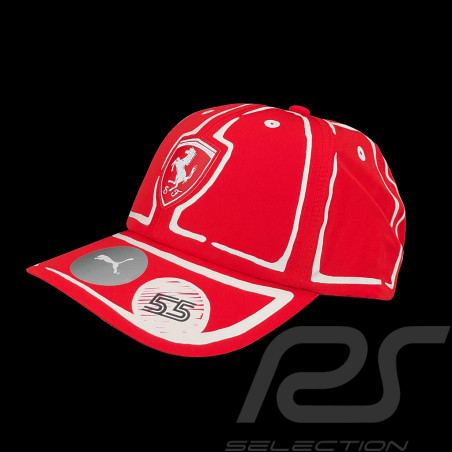 Casquette de pilote Carlos Sainz édition Monza 2023 - Scuderia Ferrari F1