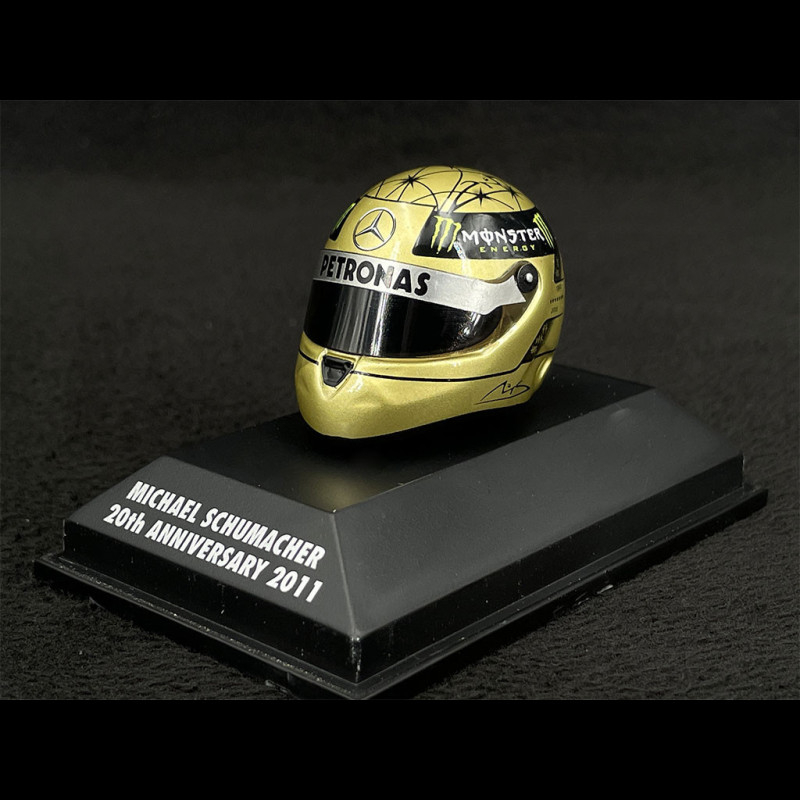 ULTRA RARE - Handsigniert Michael Schumacher Helm GP Spa 2011 20th