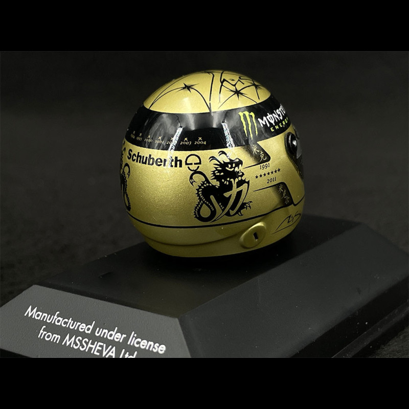 ULTRA RARE - Handsigniert Michael Schumacher Helm GP Spa 2011 20th
