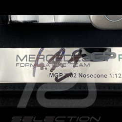 ULTRA RARE - Hand Signed Michael Schumacher Mercedes W02 Nose Cone F1 1/12 Amalgam