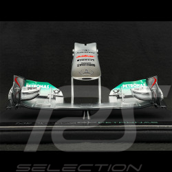 ULTRA RARE - Nez avant Mercedes F1 W02 signé Michael Schumacher F1 1/12 Amalgam