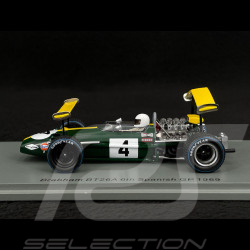 Jacky Ickx Brabham BT26A n° 4 Grand Prix F1 Espagne 1969 1/43 Spark S8315