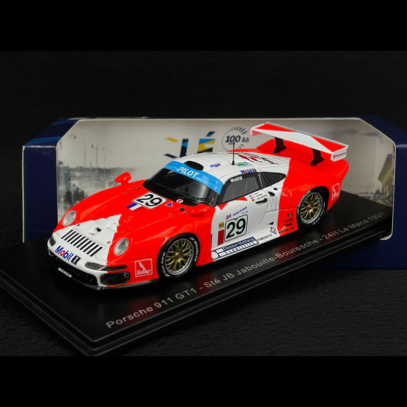 Porsche 911 GT1 type 993 n° 29 24h Le Mans 1997 JB Racing 1/43 Porsche 911 GT1 type 993 n° 29 24h Le Mans 1997 JB Racing 1/43