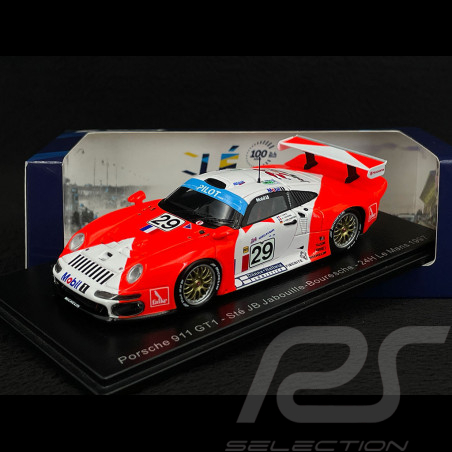 Porsche 911 GT1 type 993 n° 29 24h Le Mans 1997 JB Racing 1/43 Spark S5606