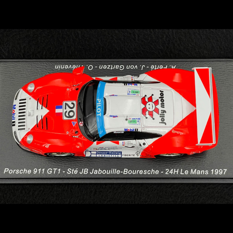 Porsche 911 GT1 Type 993 N° 29 24h Le Mans 1997 JB Racing 1 43 Spark S5606