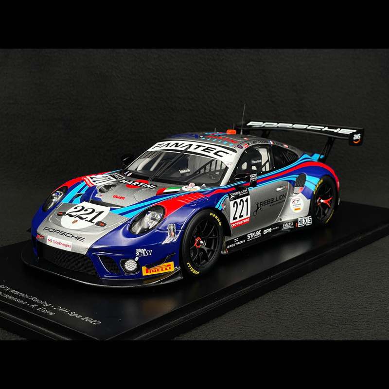 Porsche 911 GT3 R type 993 n° 221 24h Spa 2022 GPX Martini Racing