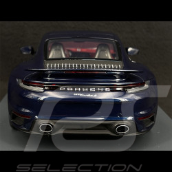 Porsche 911 Turbo S Type 992 2021 Bleu nuit métallisé 1/18 Schuco 450052500