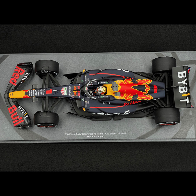 Max Verstappen Red Bull RB18 n° 1 Winner 2022 Abu Dhabi F1 Grand Prix 1/18  Spark 18S776