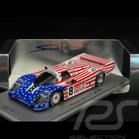 Porsche 956 n° 8 3ème 24h Le Mans 1986 1/43 Spark NA008