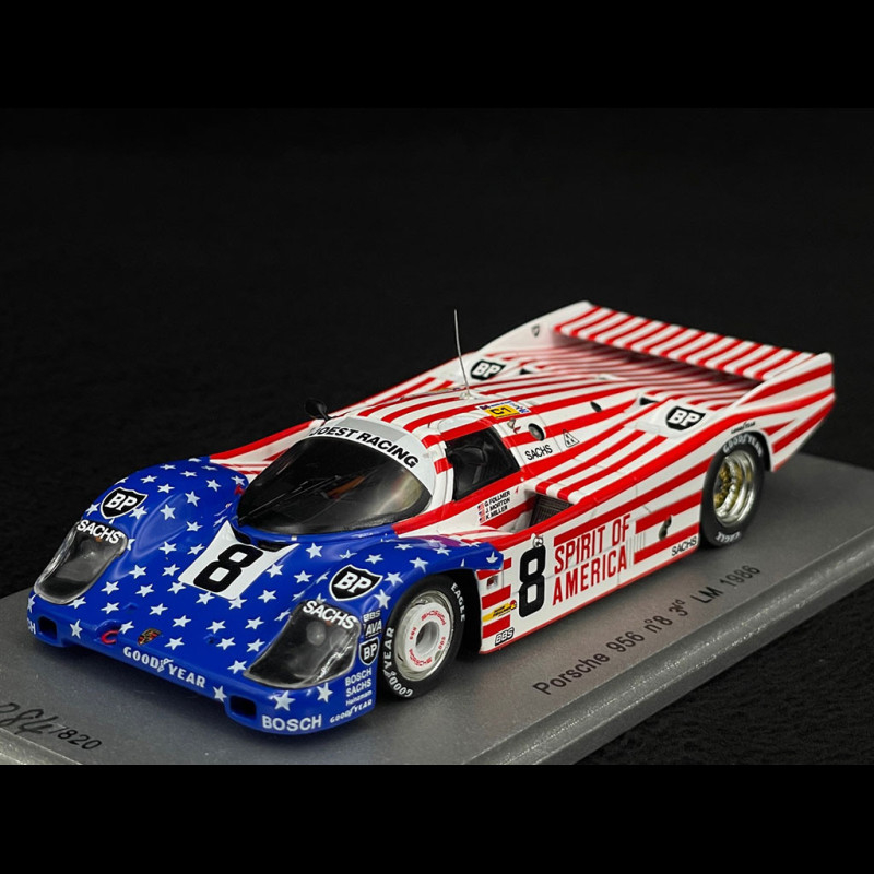 Spark S0925 Porsche 962 C Rothmans N°3 – Le Mans 1986 – 1/43 – Occasion Boîte D'origine