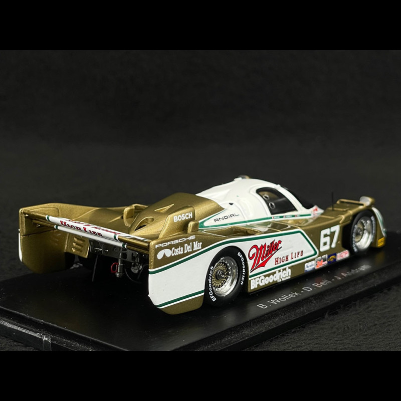 Porsche 962 #67 – Vainqueur Daytona 1989 – Spark 1:43 S0939 – Équipage Wollek/Bell/Andretti