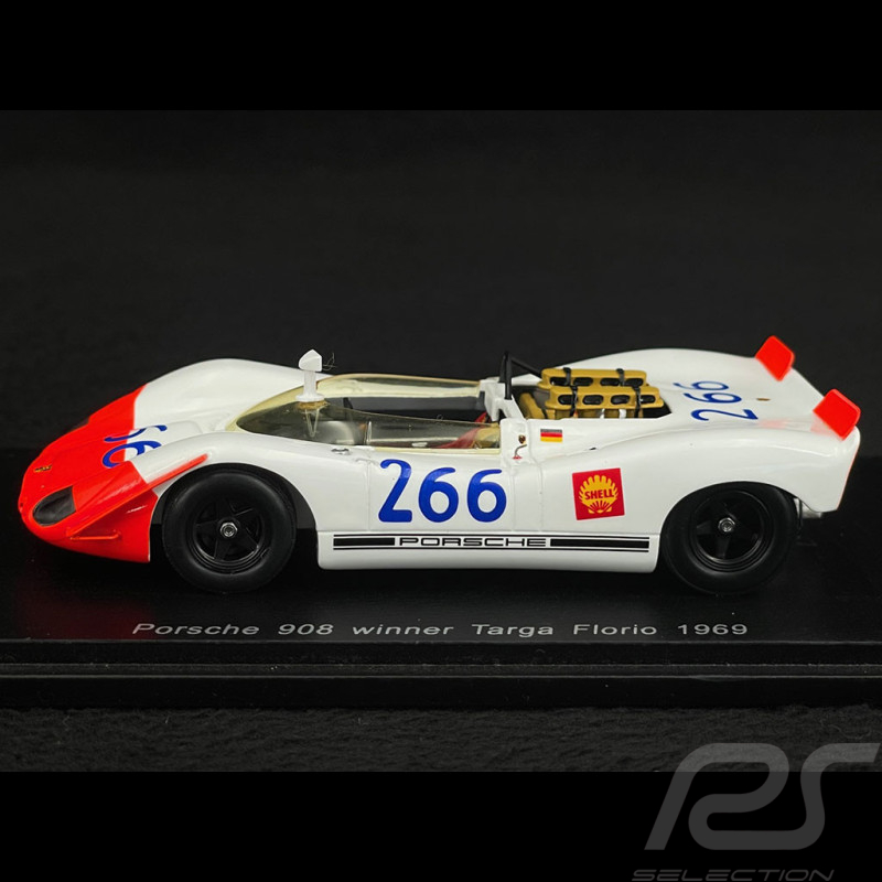 Porsche 908 Spyder Sieger Targa Florio 1969 n° 266 1/43 Spark 43TF69