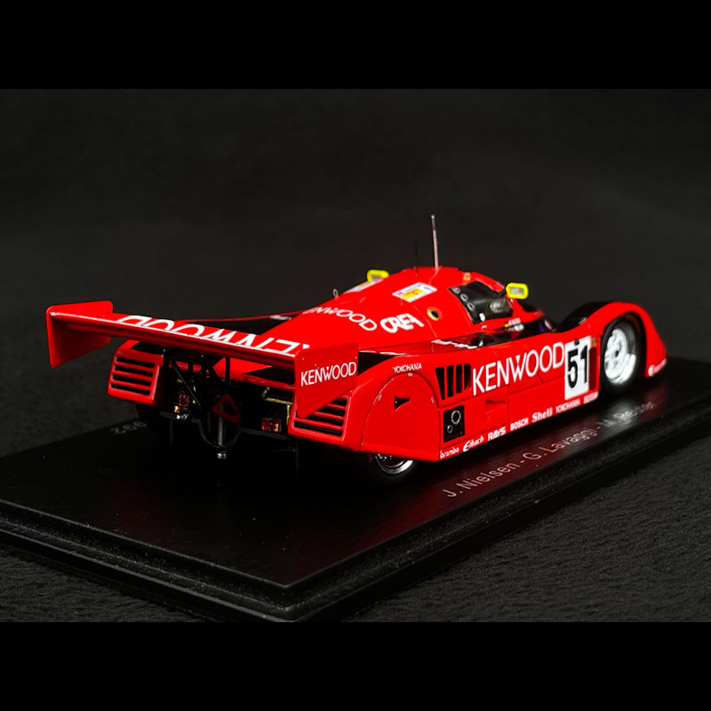 Porsche 962 CK6 n° 51 7th 24h Le Mans 1992 Kremer Racing 1/43 Spark S9891