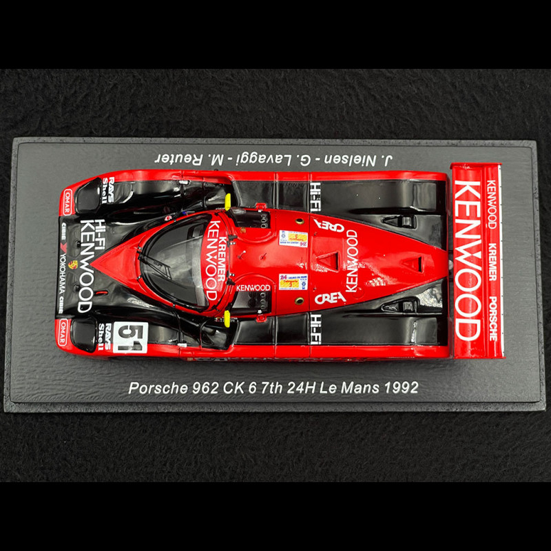 Porsche 962 CK6 N°10 Le Mans 1993 – Miniature Spark 1/43 Neuve