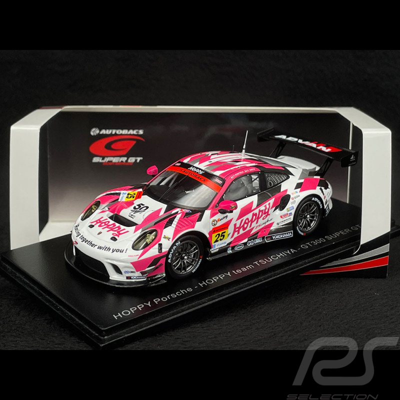 Porsche 911 GT3 R Nr 25 Japan Super GT 2021 Championship Hoppy Team Tsuchiya 1/43 Spark SGT017