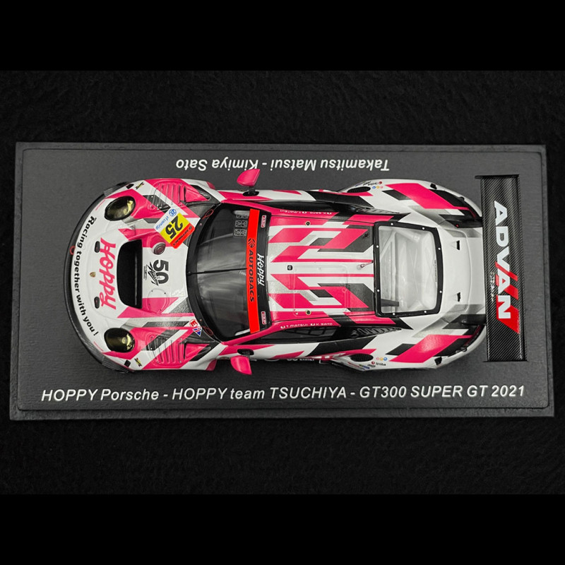 Porsche 911 GT3 R n° 25 Japan Super GT 2021 Championship Hoppy Team  Tsuchiya 1/43 Spark SGT017