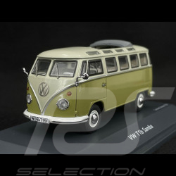 Volkswagen Combi Transporter T1b 1962 Minibus Vert / Gris 1/43 Schuco 450359200