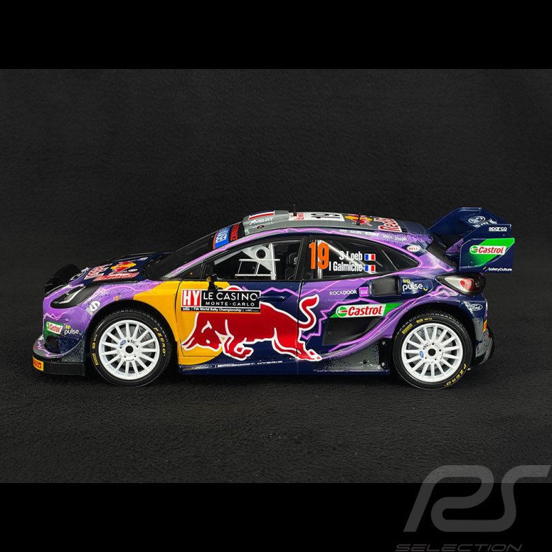 Ford Puma Rally1 M-Sport Hybrid Nr 19 Sieger Rallye de Monte Carlo 2022 Loeb 1/18 Solido S1809502