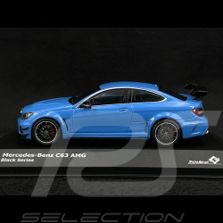 Mercedes AMG C63 Black Series Coupé 2012 Blau 1/43 Solido S4311607