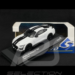 Ford Shelby Mustang GT500 2020 Blanc / Bandes noires 1/43 Solido S4311503