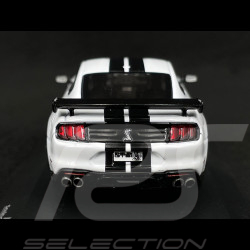 Ford Shelby Mustang GT500 2020 Blanc / Bandes noires 1/43 Solido S4311503