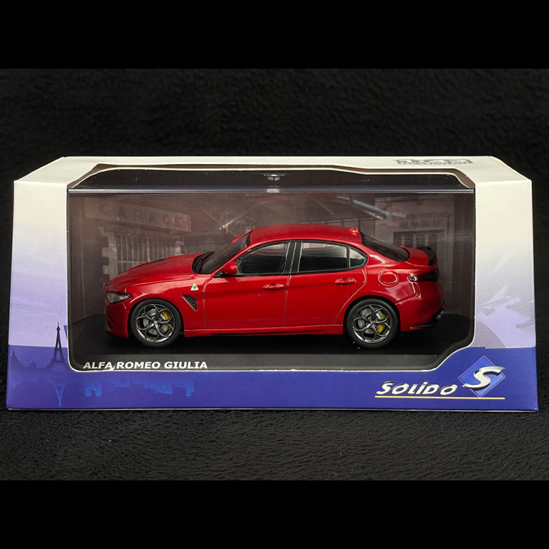 Voiture Miniature Alfa Romeo Giulia Quadrifoglio Red 1/43 - S4313102 SOLIDO