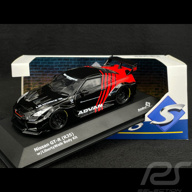Nissan GT-R R35 Liberty Walk LBWK 2014 Rot 1/43 Solido S4311204